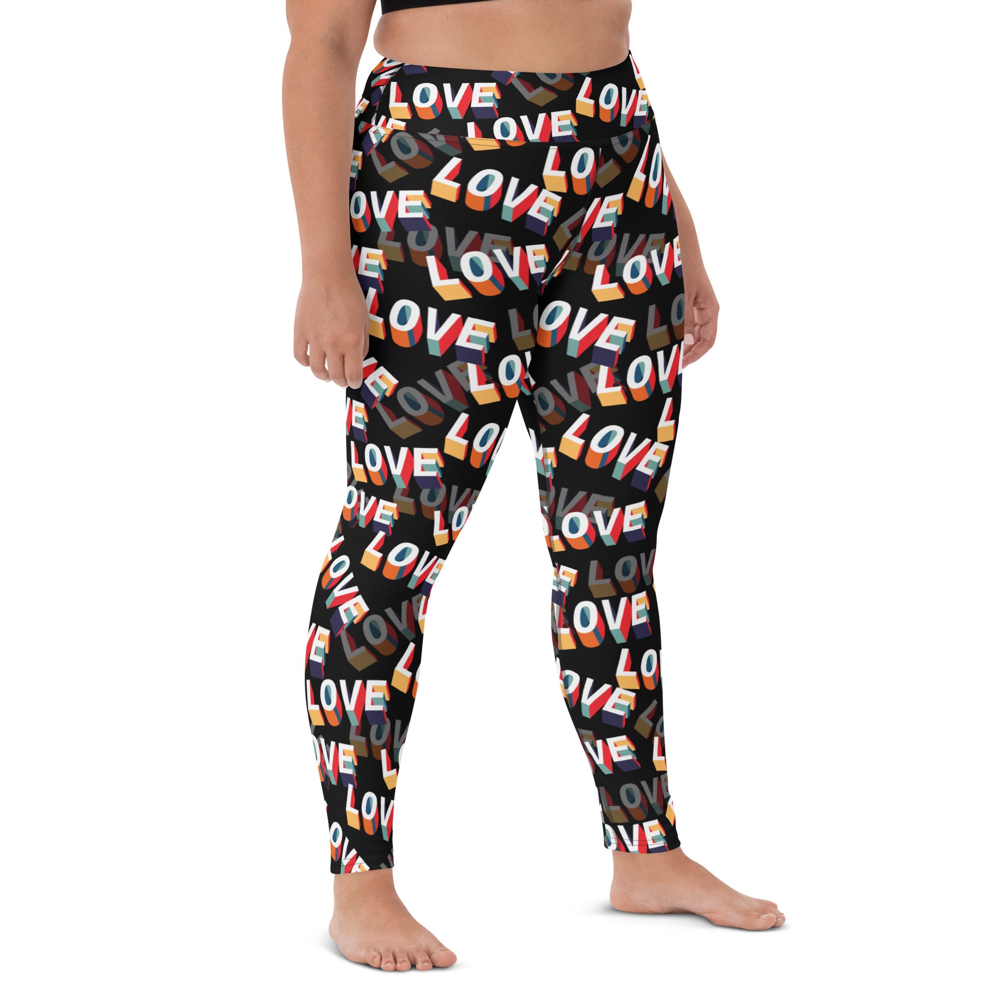 LOVE Is In The Air Yoga Leggings